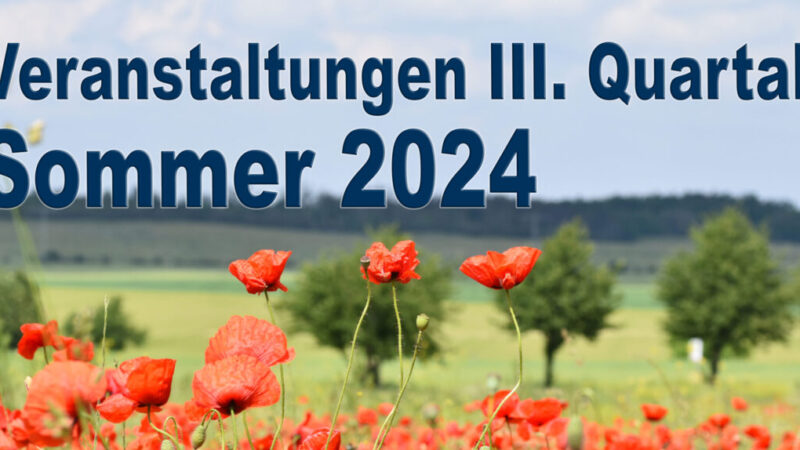 Veranstaltungsplan 2024